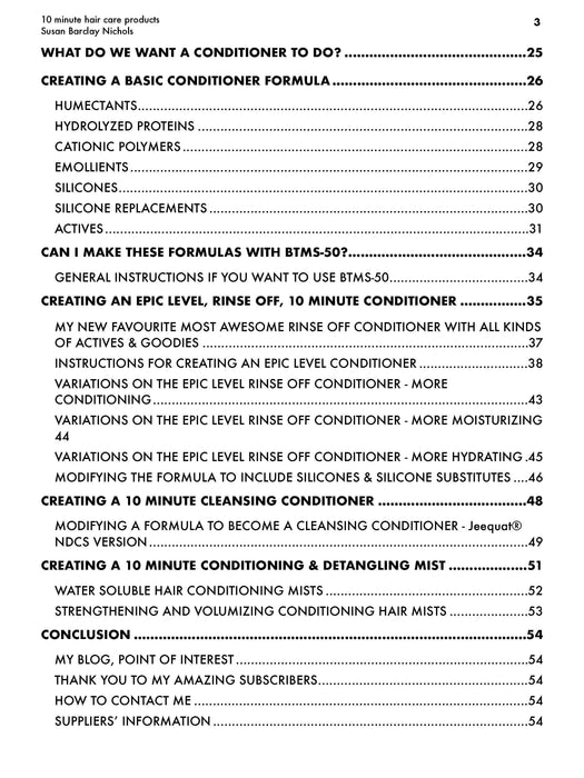 10 Minute Haircare Products e-Zine