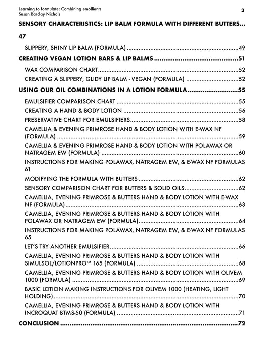Learning to Formulate: Combining Oils e-Zine