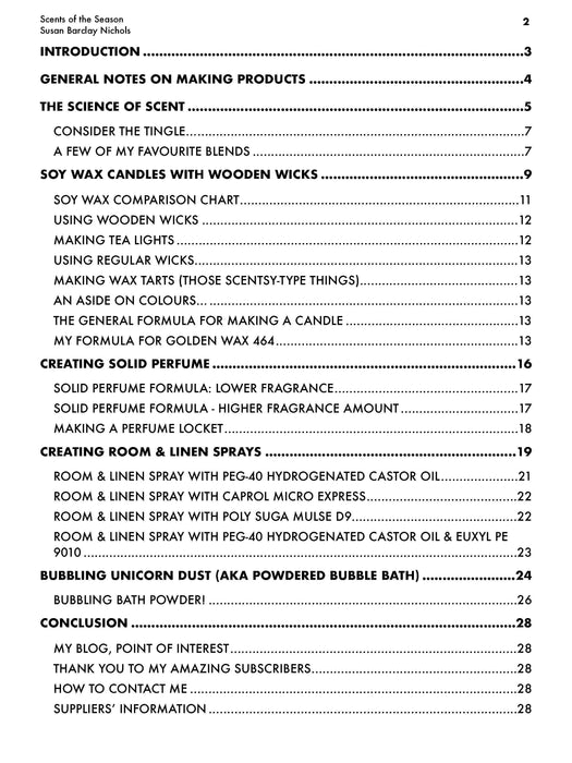 Scents of the Season e-Zine
